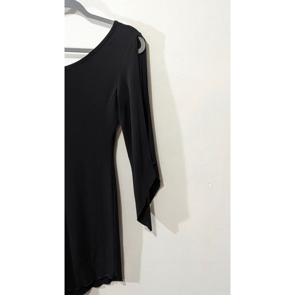 Black One Sleeve Asymmetrical Dress - Forever 21 - Picture 6 of 6